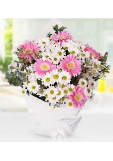Papatya ve Gerbera Buketi